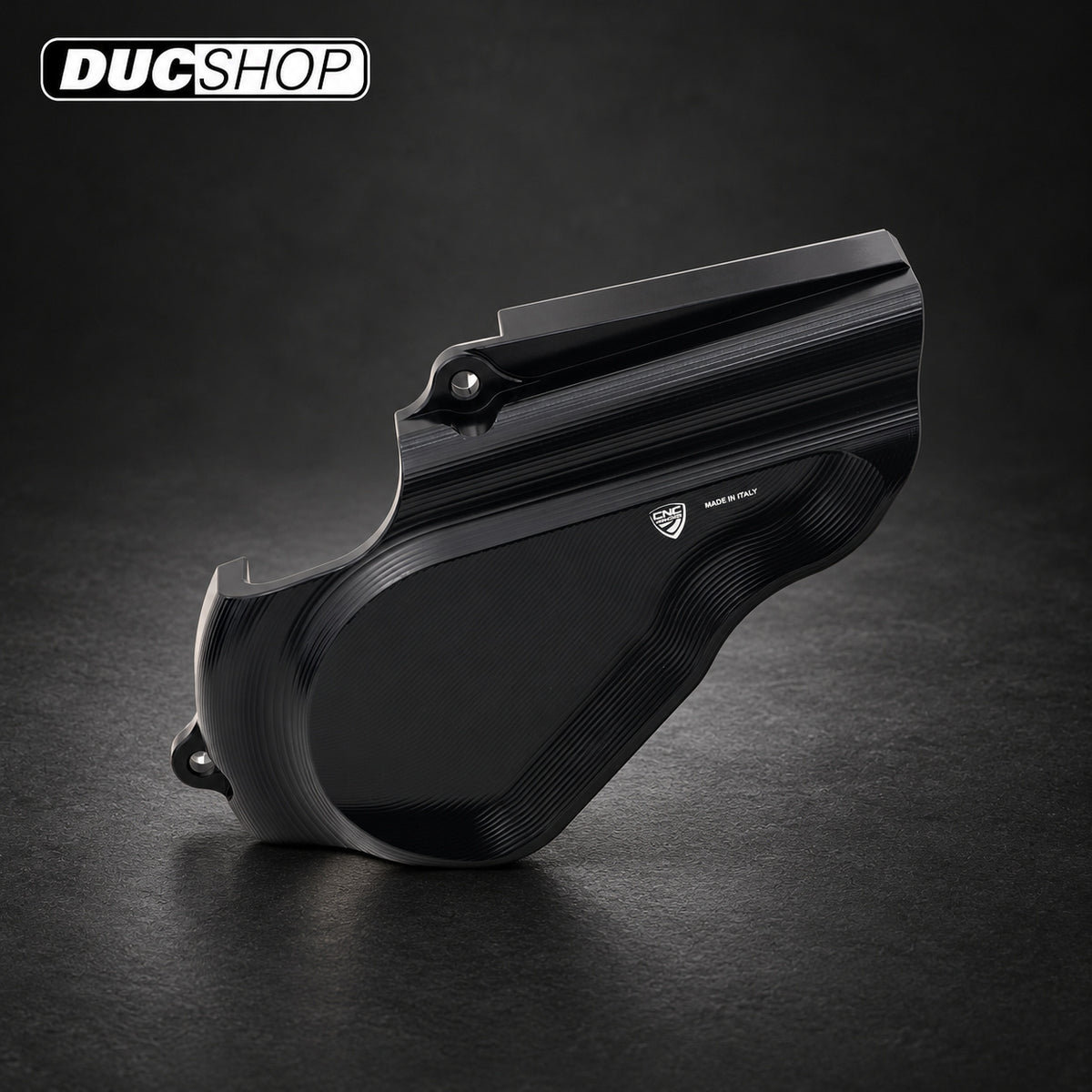 CNC Racing Front Sprocket Cover for Ducati Multistrada V2 / S (2025+) — representative product design; finishes may vary | ducshop.com