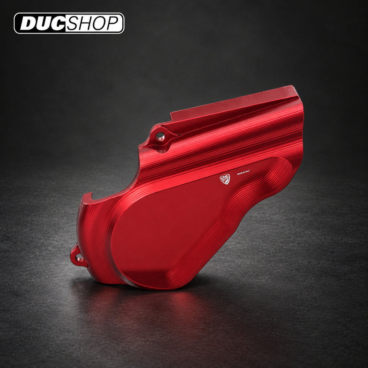 CNC Racing Front Sprocket Cover for Ducati Multistrada V2 / S (2025+) — representative product design; finishes may vary | ducshop.com