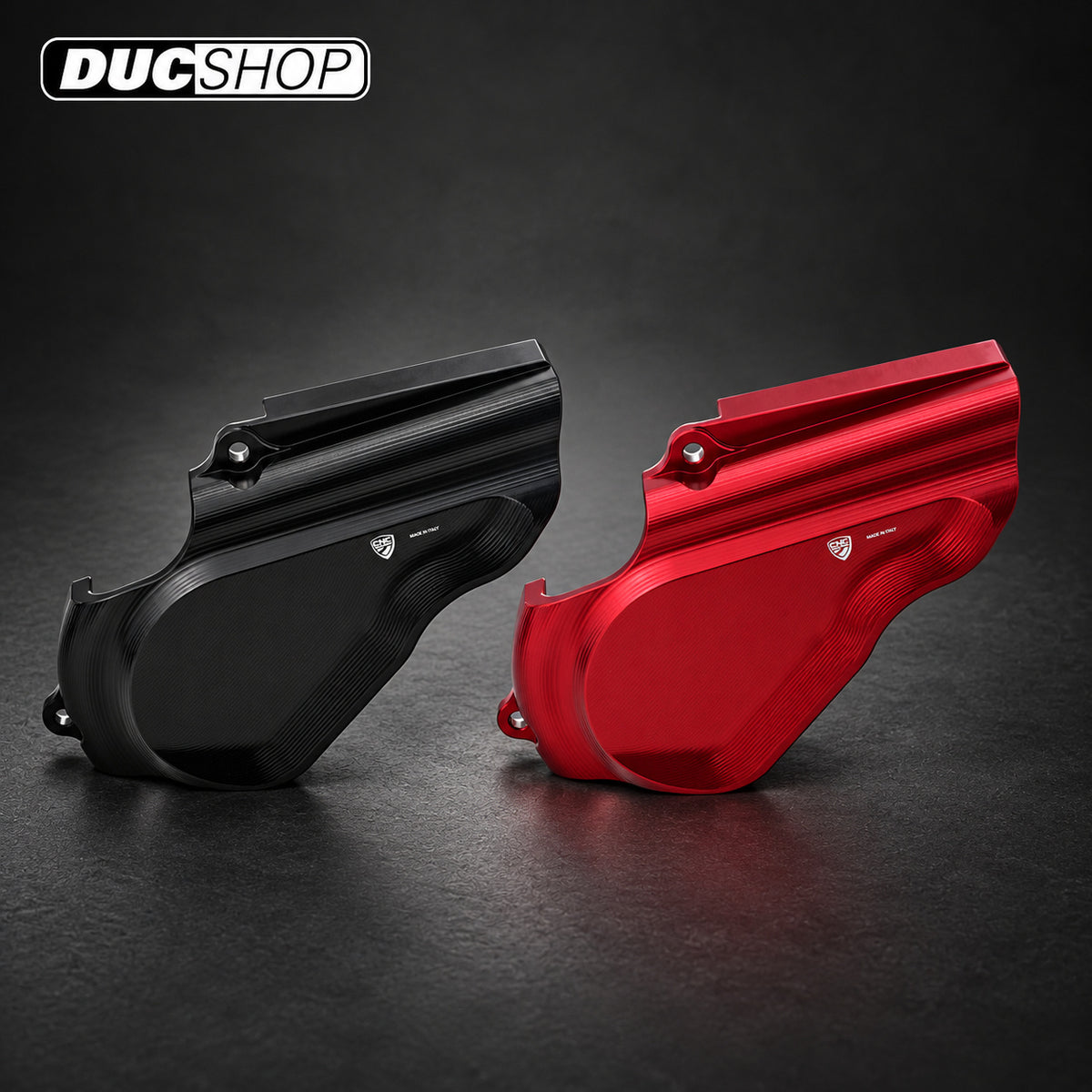 CNC Racing Front Sprocket Cover for Ducati Panigale / Streetfighter V2 / S (2025+) — representative product design; finishes may vary | ducshop.com