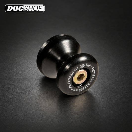 R&G Racing Cotton Reel swingarm spools for Triumph Tiger 800/800XC '11-'14 Tiger 800 XCX '15 MZ 1000S & Kawasaki ZX6R '13-'15 | Swingarm Spools | ducshop.com