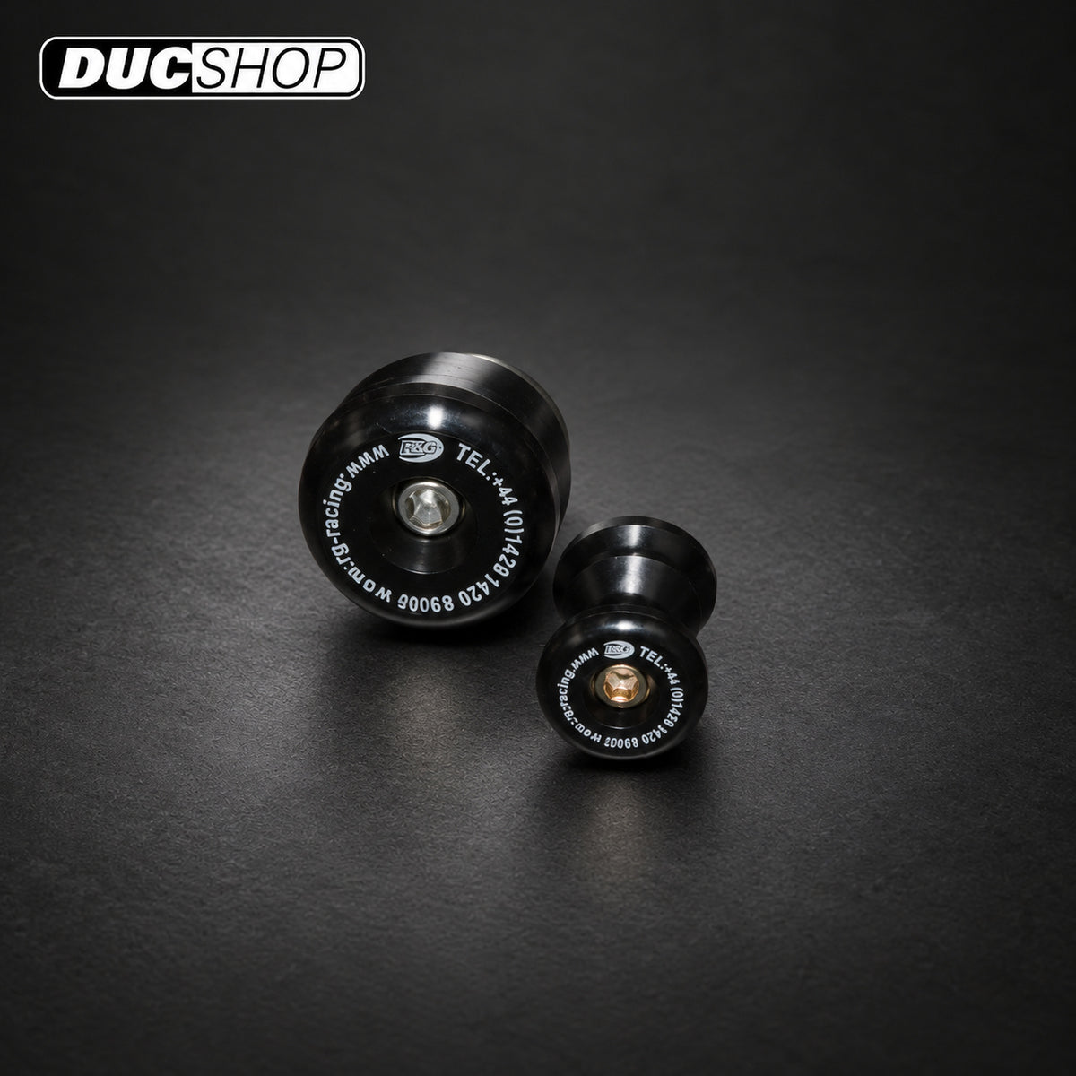 R&G Racing Cotton Reel swingarm spools for Aprilia Mana 850 '08-'15 | Swingarm Spools | ducshop.com