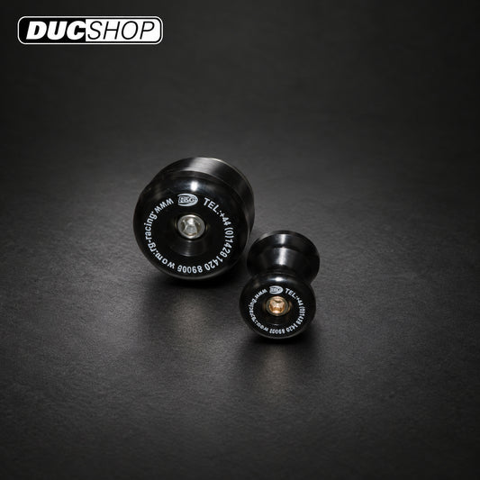 R&G Racing Cotton Reel swingarm spools for Aprilia Mana 850 '08-'15 | Swingarm Spools | ducshop.com