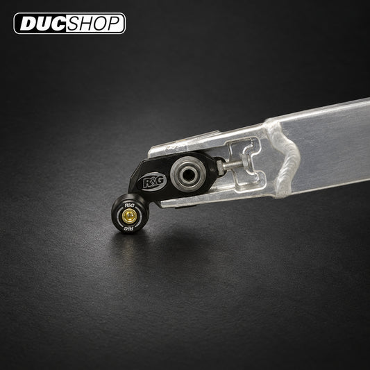 R&G Racing Offset Cotton Reel Axle Slider (rear)s BMW G450X 08-16 | Swingarm Spools | ducshop.com
