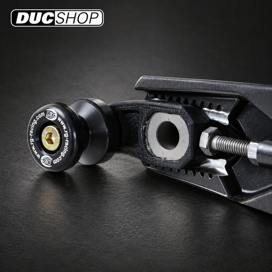 R&G Racing Offset Cotton Reels for BMW G310R / G310GS '17-'21 | Swingarm Spools | ducshop.com