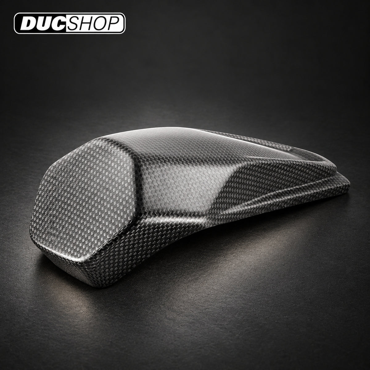 DBK Carbon-Fiber Tail Pad — Ducati V4 2025+ — representative product view; see selected configuration and listing contents | Exhaust Accessories | ducshop.com
