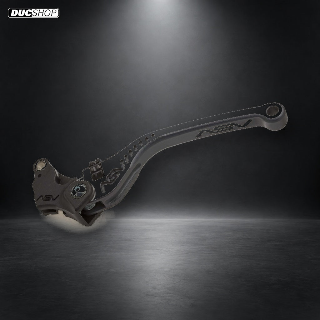 ASV Inventions C5 Series Unbreakable Billet Clutch Lever CRC530d - Black / Shorty / Orange - DucShop