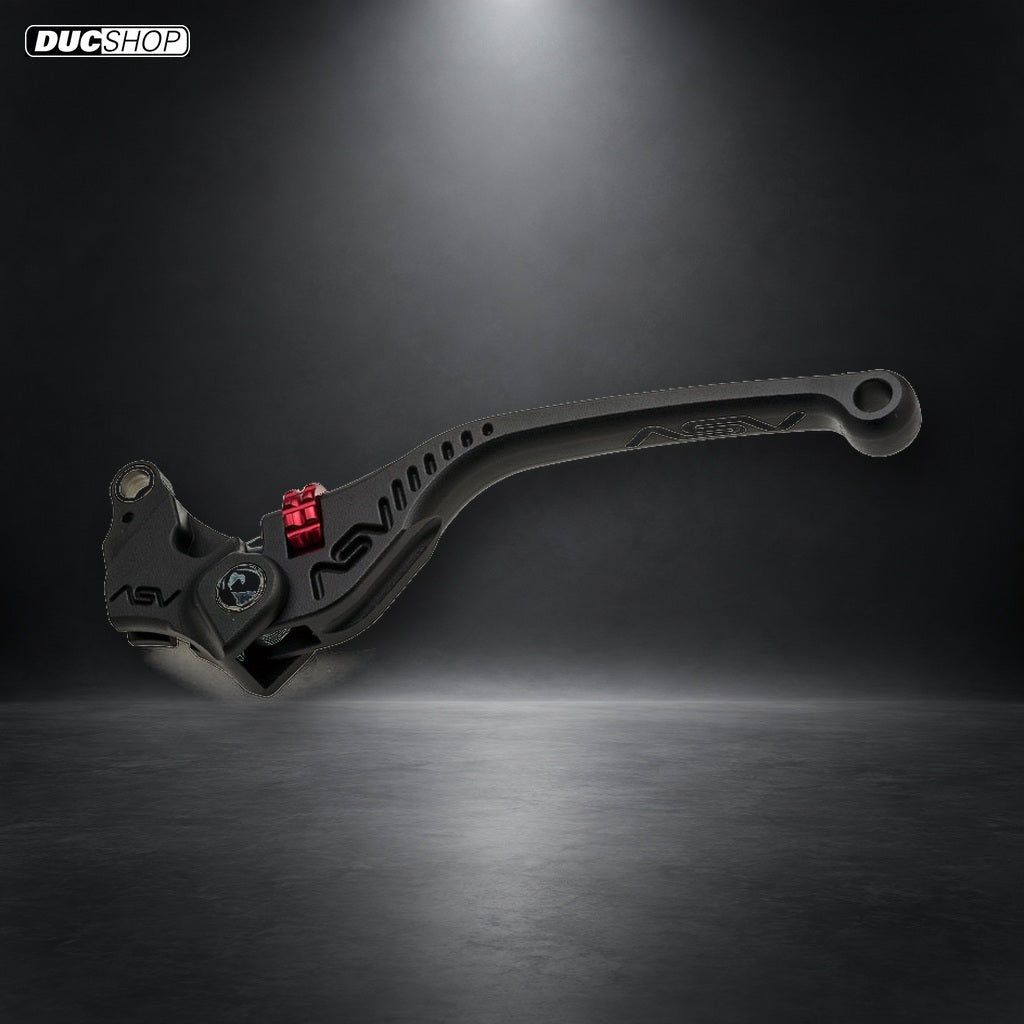 ASV Inventions C5 Series Unbreakable Billet Clutch Lever CRC550 - Black / Standard / Orange - DucShop