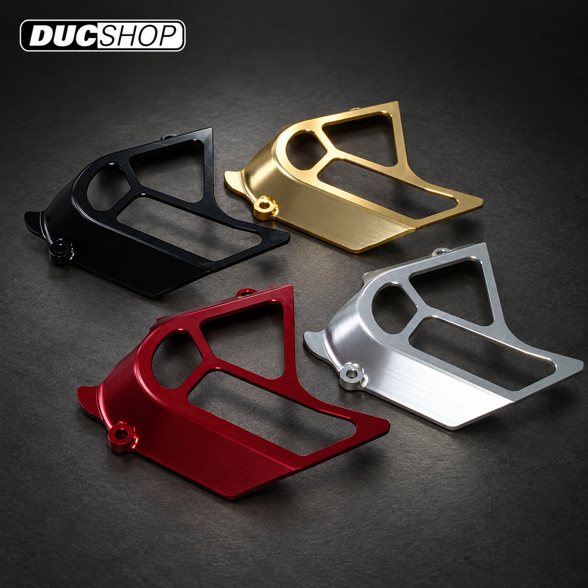 TPO Skeleton Front Sprocket Cover For most Ducati — representative product design; finishes may vary | ducshop.com