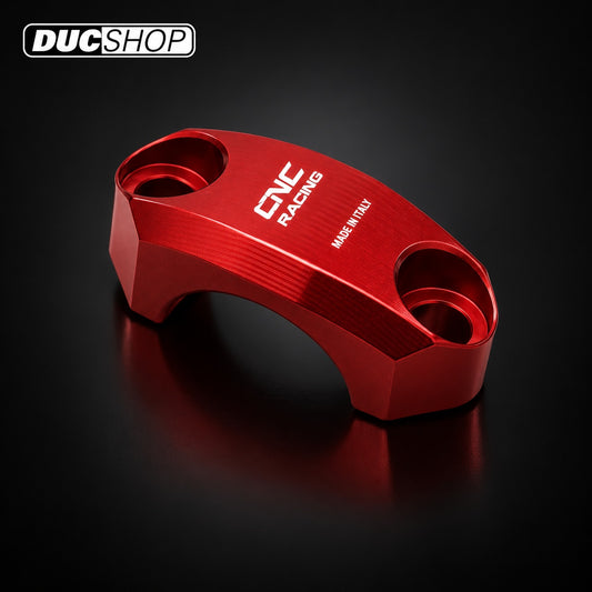 CNC Racing Brembo Master Cylinder Clamp - Mirror Eliminator- Replaces 62640571A - Red - DucShop