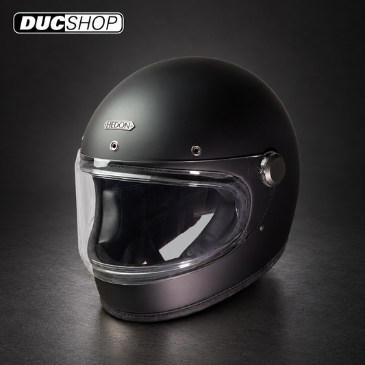 Hedon Heroine Racer Coal Matte Helmet | Street Helmets | DucShop