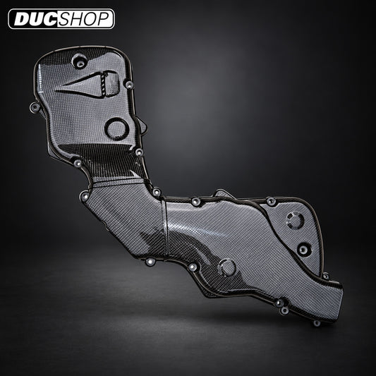 AviaCompositi Carbon Fiber Belt Covers w/ intake for Ducati 999 / 998 / 996R / 749 and Monster S4RS / S4RT for Ducati motorcycles - DucShop
