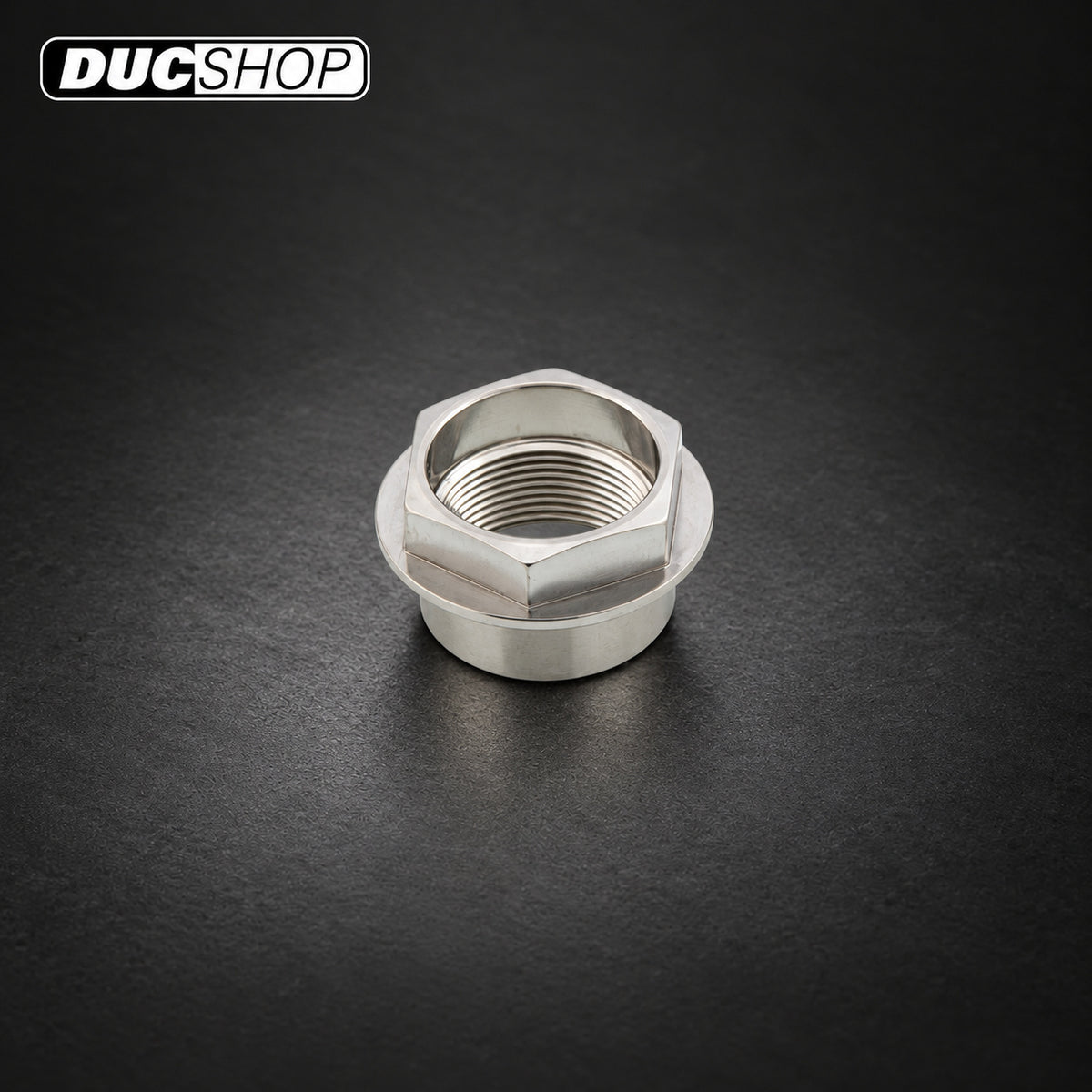 CNC Racing Titanium Front Axle Nut DA396X — Ducati — representative product view; check selected option and contents | Axles & Axle Nuts | ducshop.com