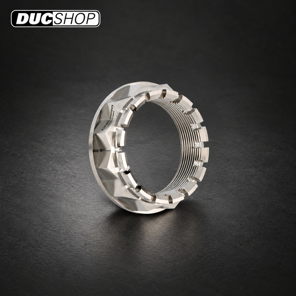 CNC Racing Titanium Large Rear Axle Nut DA501X — Ducati — representative product view; check selected option and contents | Axles & Axle Nuts | ducshop.com