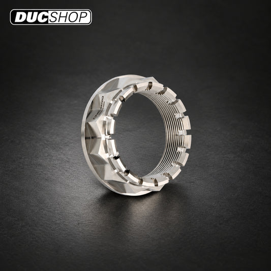 CNC Racing Titanium Large Rear Axle Nut DA501X — Ducati — representative product view; check selected option and contents | Axles & Axle Nuts | ducshop.com
