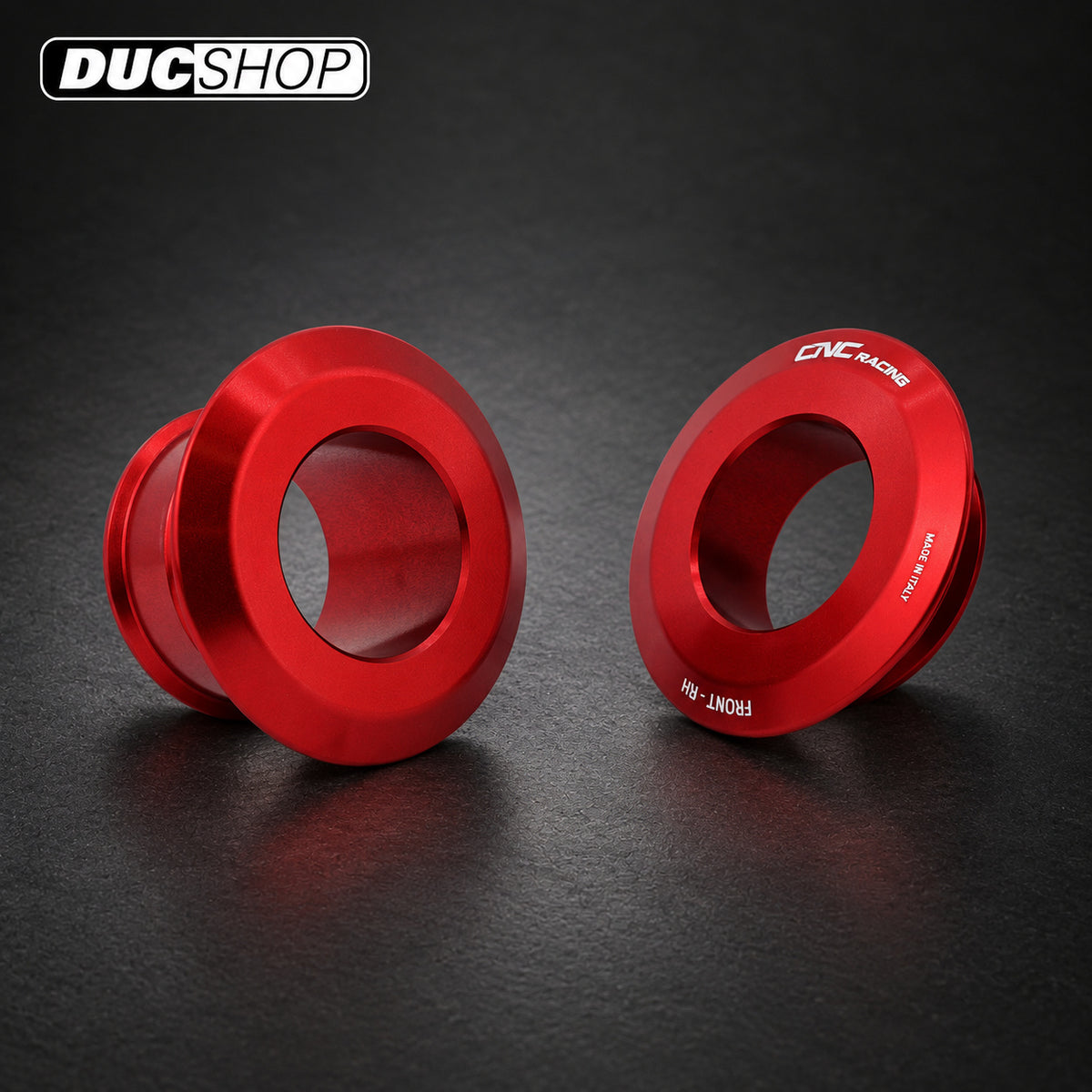 CNC Racing Front Captive Wheel Spacers DAA50 — Ducati — representative product view; check selected option and contents | Axles & Axle Nuts | ducshop.com