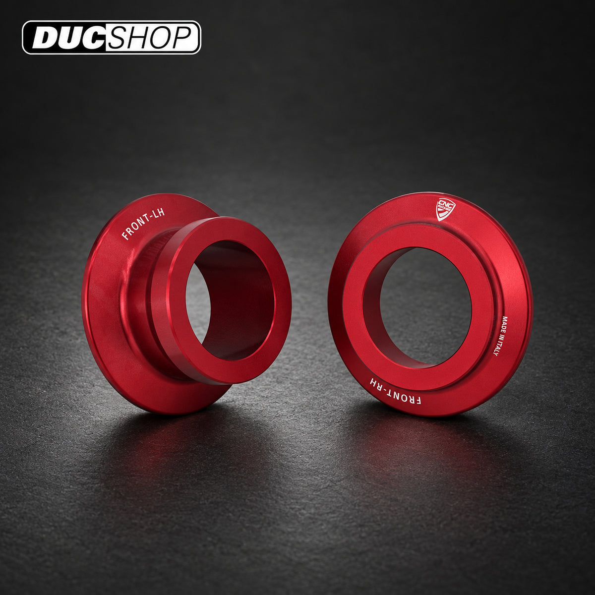CNC Racing Front Wheel Spacers DAA52 — Hypermotard 698 — representative product view; check selected option and contents | Axles & Axle Nuts | ducshop.com