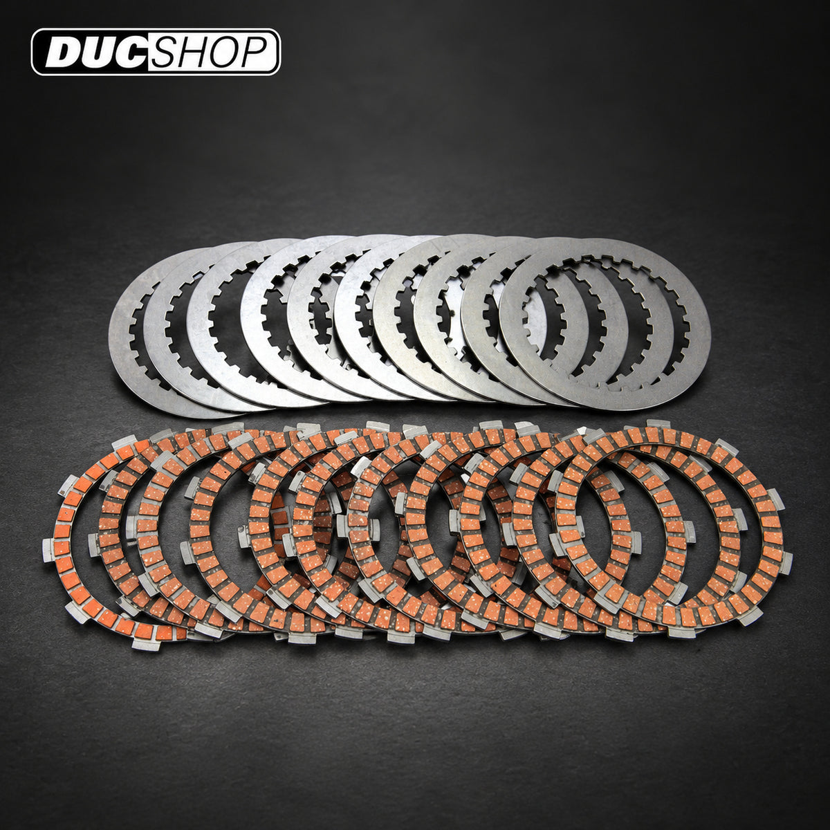 DBK Special Parts (Ducabike) WET Clutch Plate Kit for the Ducati 848 Streetfighter 848 Sport 1000 GT1000/Touring 1000 ST3 ST4S Multistrada 1100 and Panigale 899 | Wet Clutch Plates | ducshop.com