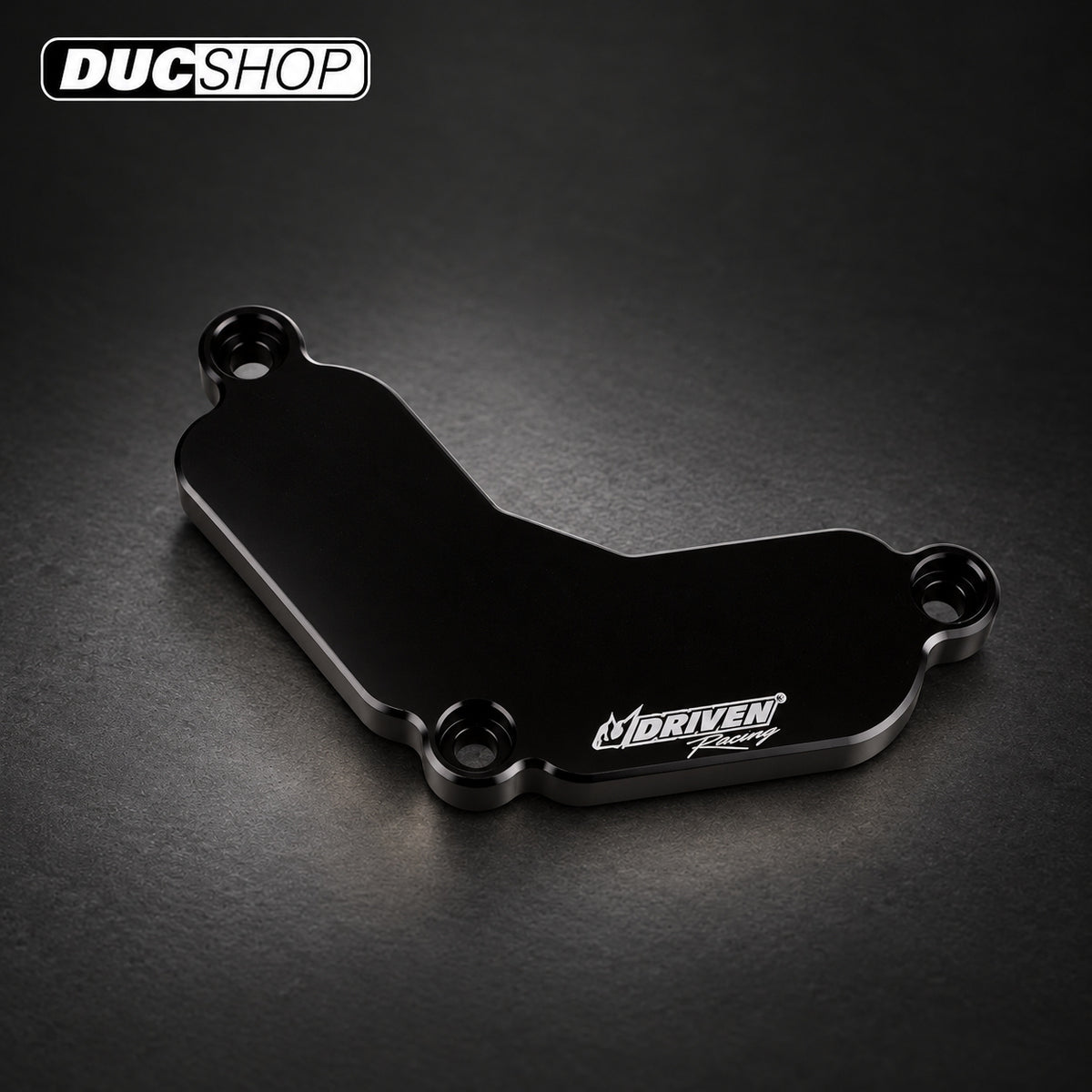 Driven Racing DSBLOCK-30 kit showing single black block-off plate | Emissions Removal | ducshop.com