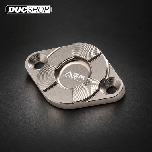 AEM NUKE Alternator Inspection Cover — Ducati V4 — representative product view; selected finish may vary | Engine Accessories | ducshop.com