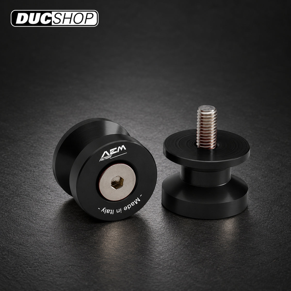 AEM Factory M8 Swingarm Spools | Swingarm Spools | ducshop.com