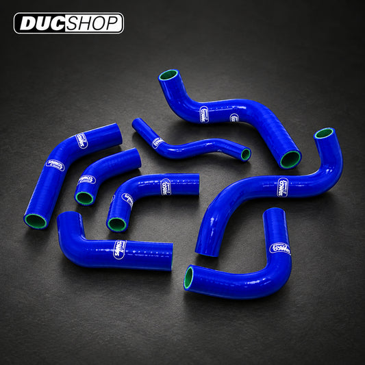 SamcoSport 8 Piece Silicone Coolant Hose Set For Ducati 748 S SP SPS BIP 916 S SP SPS BIP & 996 S SPS BIP (1995-03) | Hose Kits | ducshop.com