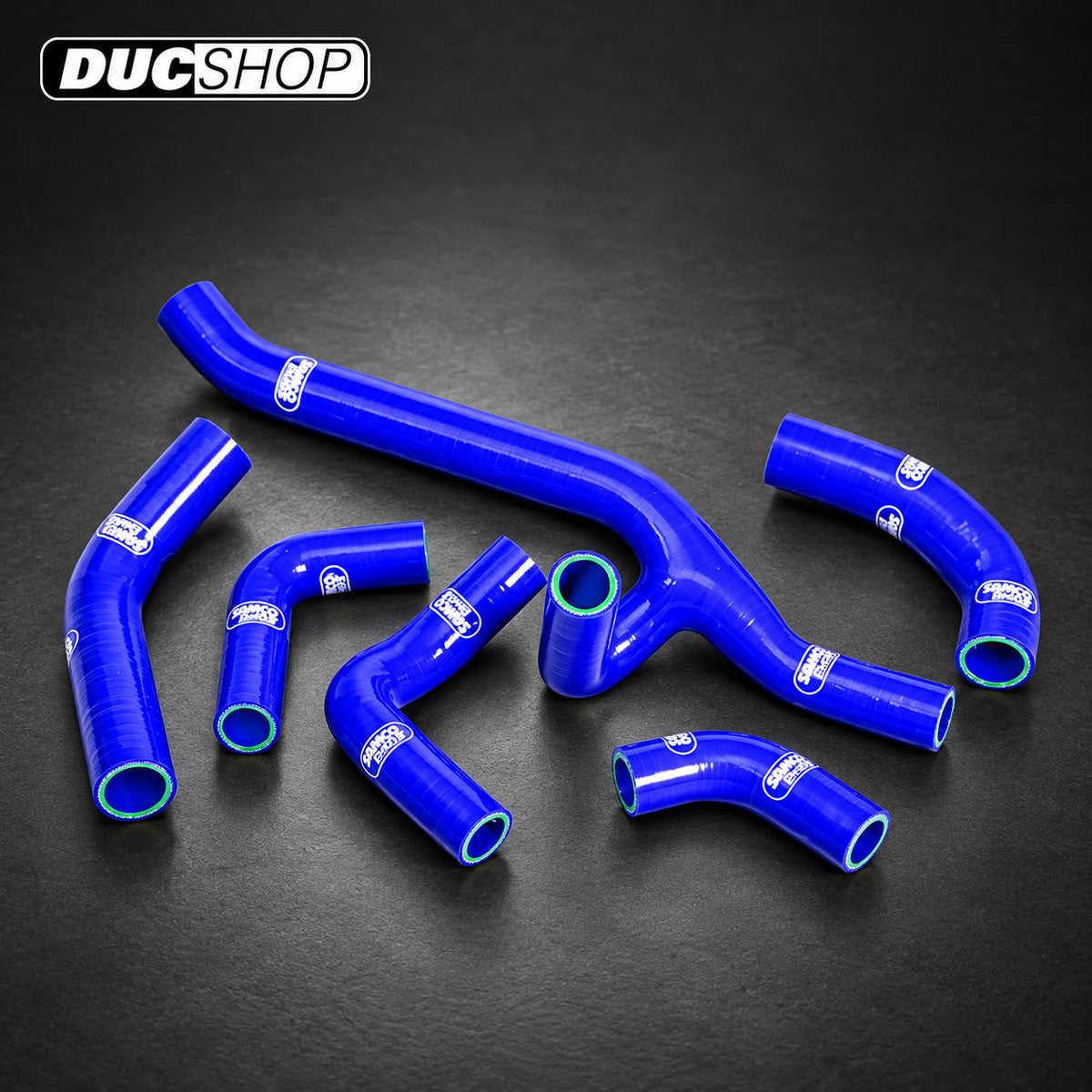 SamcoSport 6 Piece Silicone Coolant Hose Set For Ducati 888 (1992-95) and 851 (1992-1995) | Hose Kits | ducshop.com
