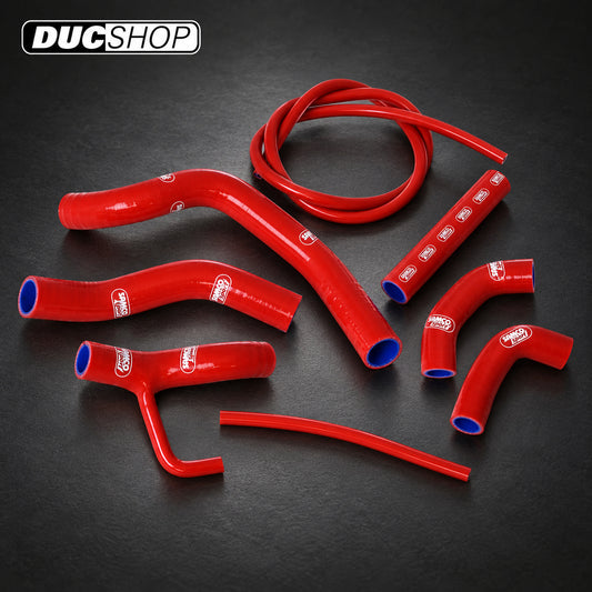 SamcoSport 8 Piece Silicone Coolant Hose Set For Ducati Multistrada 1200 (2010-14) | Hose Kits | ducshop.com
