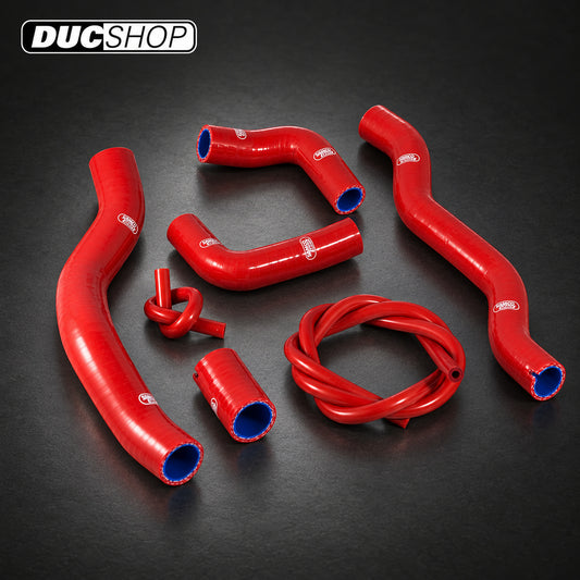 SamcoSport 8 Piece Silicone Coolant Hose Set For 2015+ Ducati Multistrada 1200 / 1260 and 950 | Hose Kits | ducshop.com