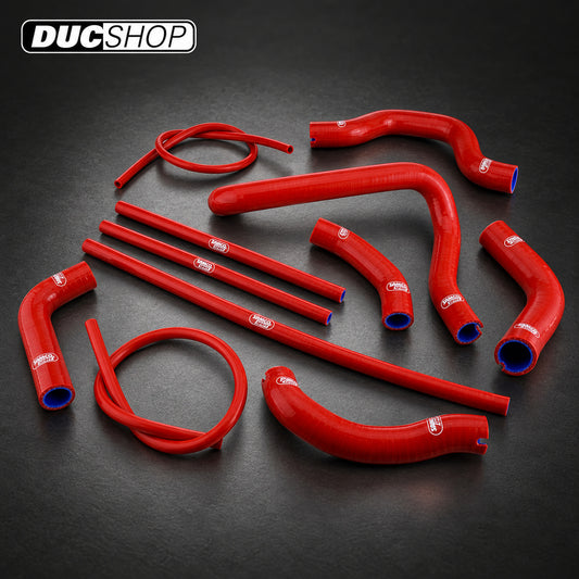 SamcoSport 11 Piece Silicone Coolant Hose Set For Ducati Monster 937 / 937+ | Hose Kits | ducshop.com
