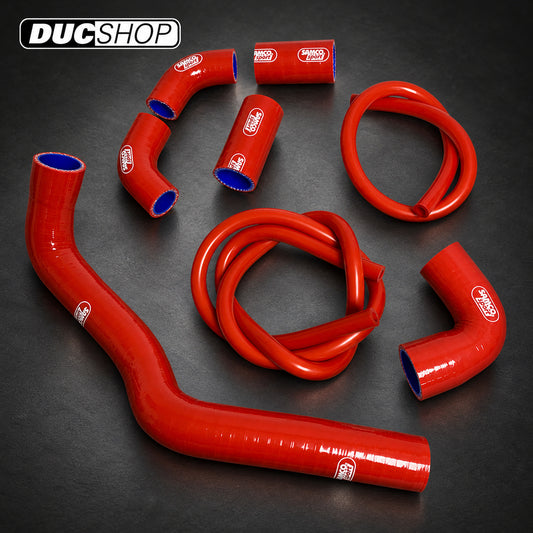 SamcoSport 8 Piece Silicone Coolant Hose Set For Ducati Streetfighter V4 / S / SP (2020+) | Hose Kits | ducshop.com