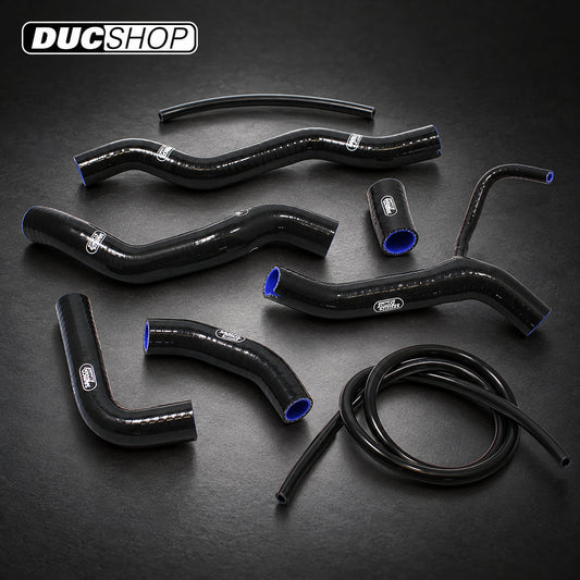 SamcoSport 8 Piece Silicone Coolant Hose Set For Ducati Multistrada V2 (22-24) | Hose Kits | ducshop.com