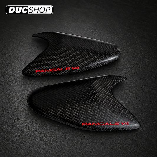 Carbonvani - Ducati Panigale V4 / S / SP (2022+) Carbon Fiber Tank Sliders | Tank & Tail Sliders | ducshop.com