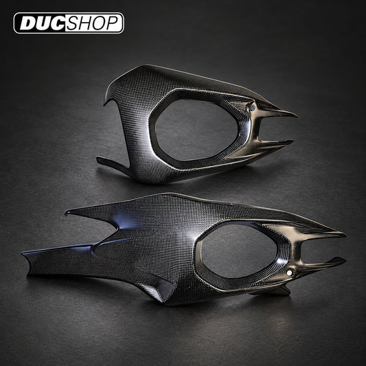 Carbonvani Carbon Fiber 2 Piece Swing Arm Cover / Guard Kit for Ducati Panigale / Streetfighter V4 (2025+) | Miscellaneous Crash Protection | ducshop.com
