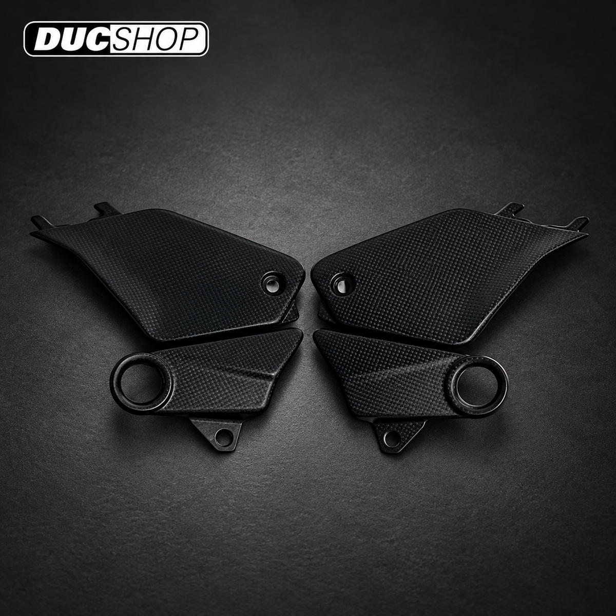 Carbonvani Carbon Fiber Tank Side Panels for Ducati Panigale V4 (2025+) | Miscellaneous Crash Protection | ducshop.com