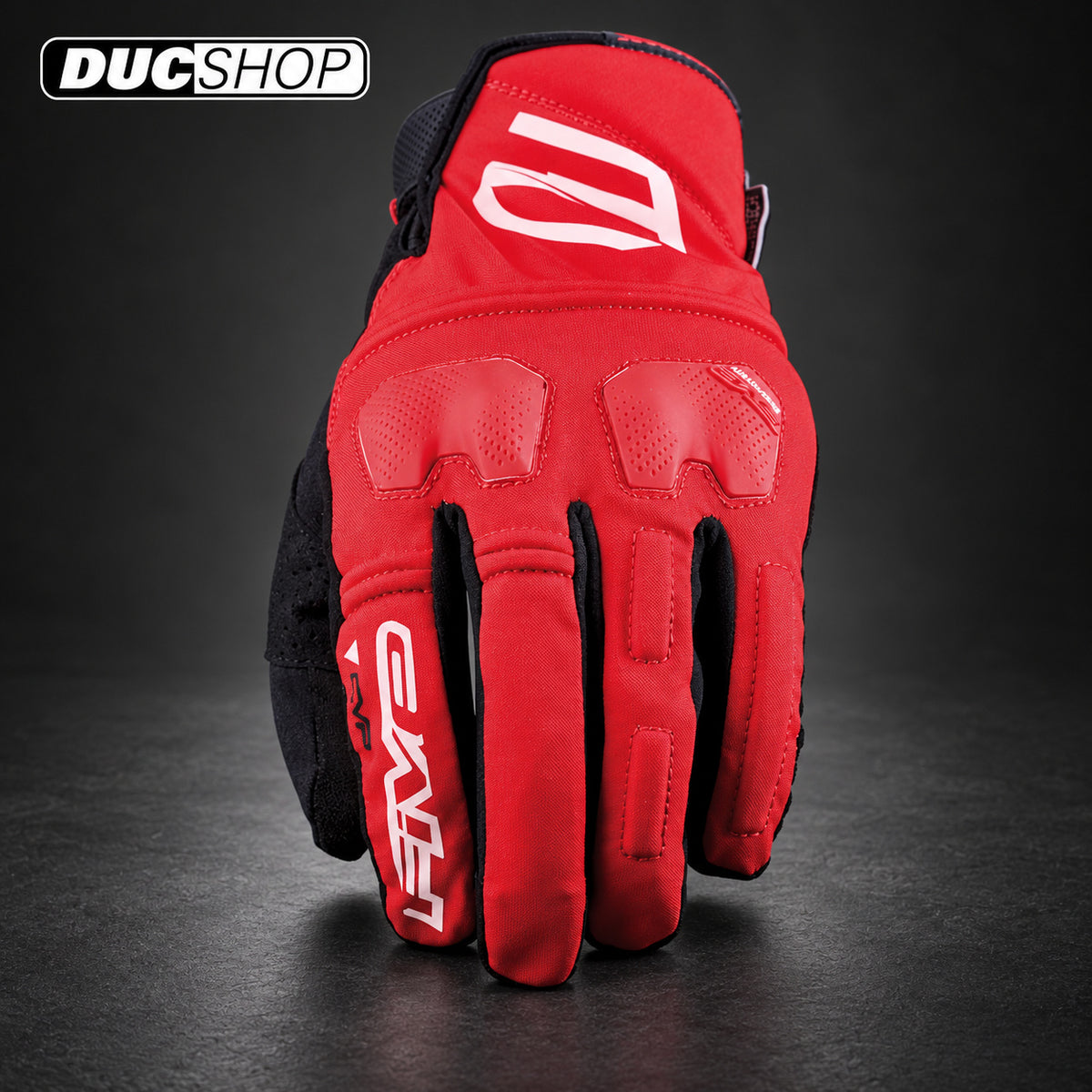 Five Gloves E-WP Off-Road Gloves | Red | Off Road Gloves | DucShop