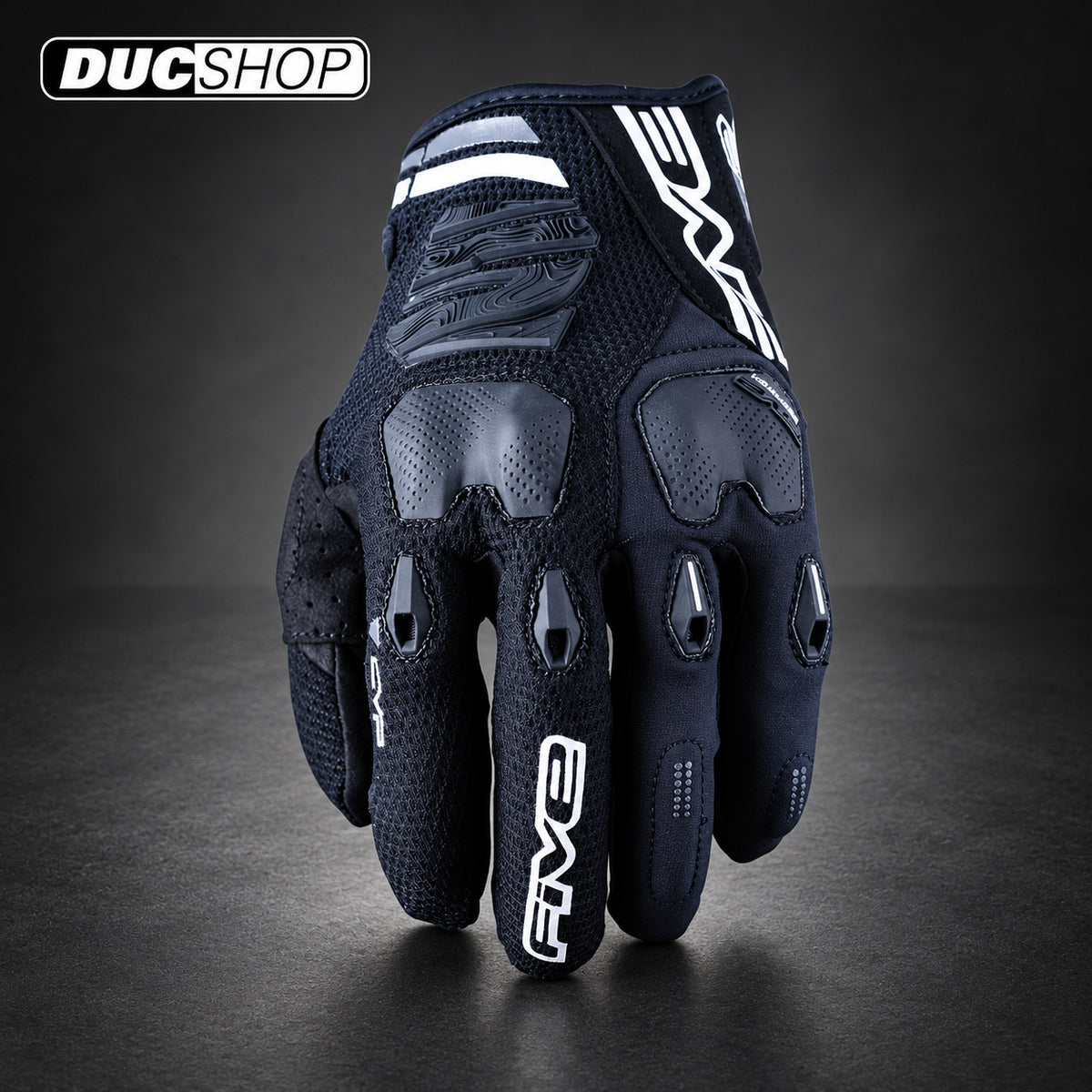 Five Gloves E2 Off-Road Gloves | Black | Off Road Gloves | DucShop