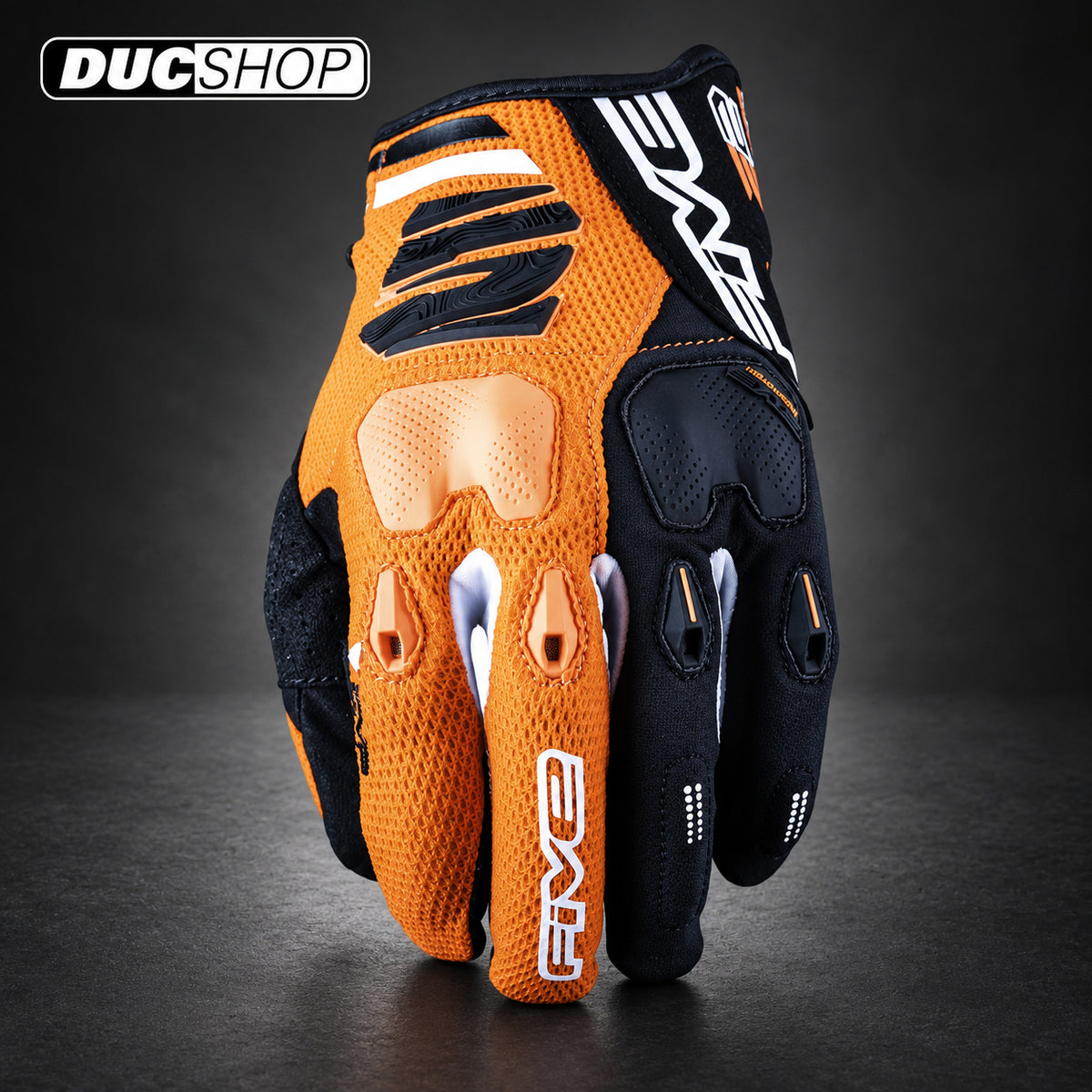 Five Gloves E2 Off-Road Gloves | Orange | Off Road Gloves | DucShop