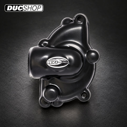R&G Racing Left Side Water Pump Engine Case Cover For Ducati 1098R '07-'08 1098S all 1198S '09-'10 848 '08-'11 Hypermotard 821 '13-'15 Hyperstrada 821 '13-'15 & Multistrada 1200 /S '10-'14 | Water Pump Covers | ducshop.com