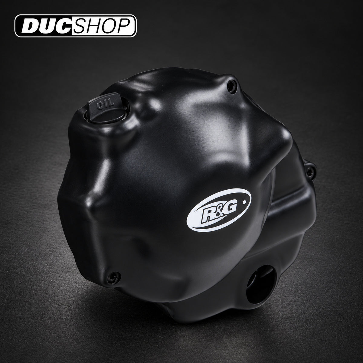 R&G Racing RHS Engine Case Cover for Ducati Multistrada 950, Hypermotard / Hyperstrada 821/939, Monster 821 & Supersport - ECC0240BK | Engine Protection | ducshop.com