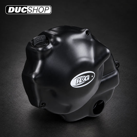 R&G Racing RHS Engine Case Cover for Ducati Multistrada 950, Hypermotard / Hyperstrada 821/939, Monster 821 & Supersport - ECC0240BK | Engine Protection | ducshop.com