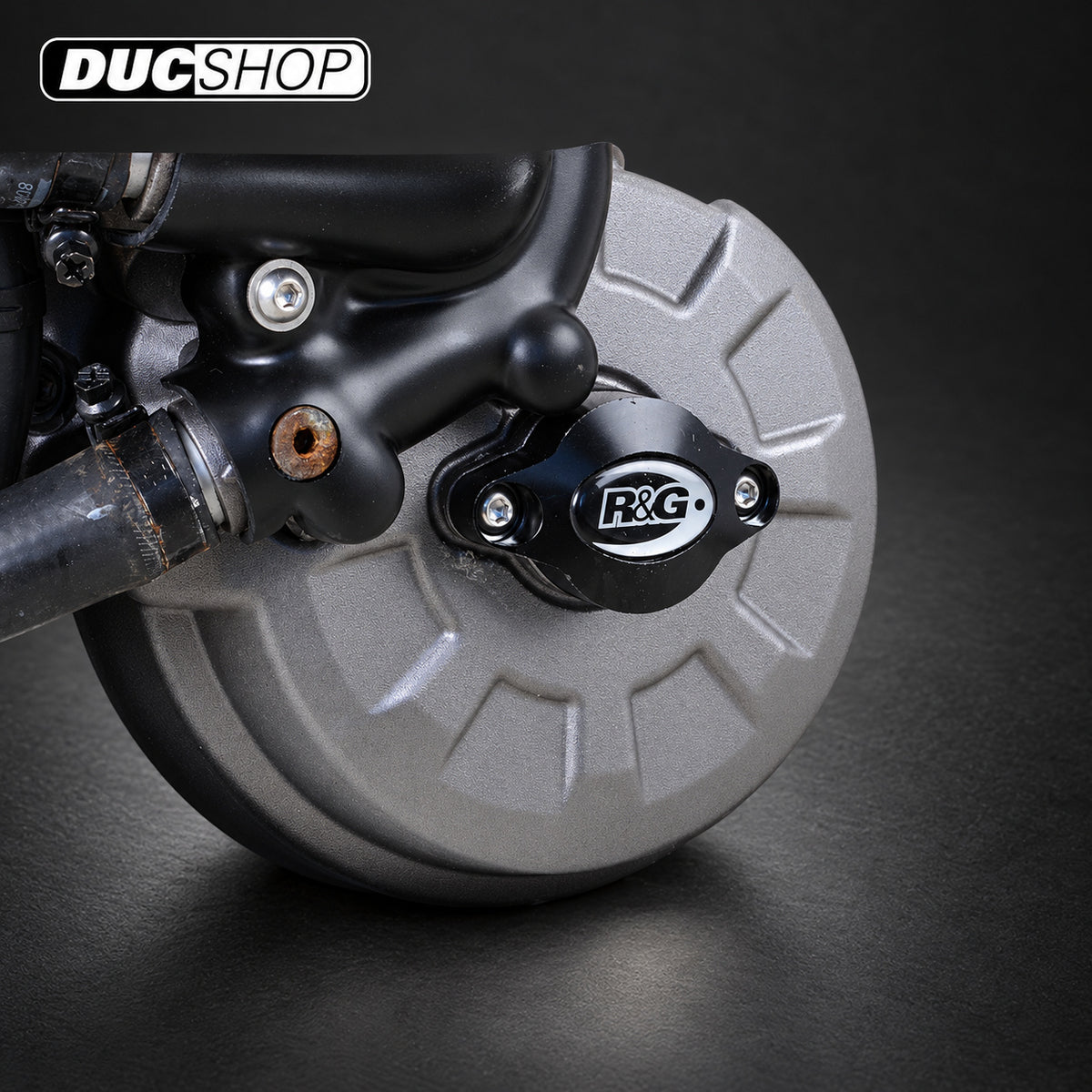 R&G Racing LHS Engine Case Slider for Ducati Multistrada 1260, Hypermotard 950 & Monster 937 | Engine Protection | ducshop.com
