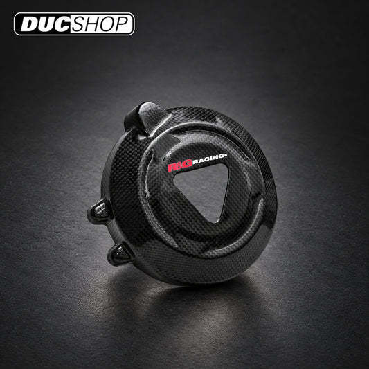 R&G Racing Carbon Engine Case Slider LHS for Triumph Street Triple RS 765 (2017+) / Daytona Moto2 765 (2020+) | Engine Protection | ducshop.com