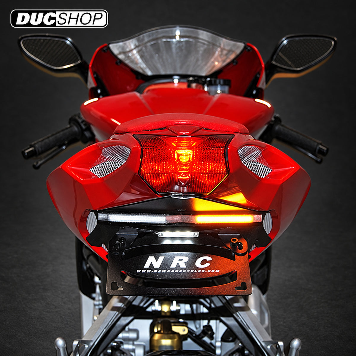 New Rage Cycles (NRC) MV Agusta F3 675/800 Fender Eliminator Kit — representative product view; check selected option and kit contents | ducshop.com