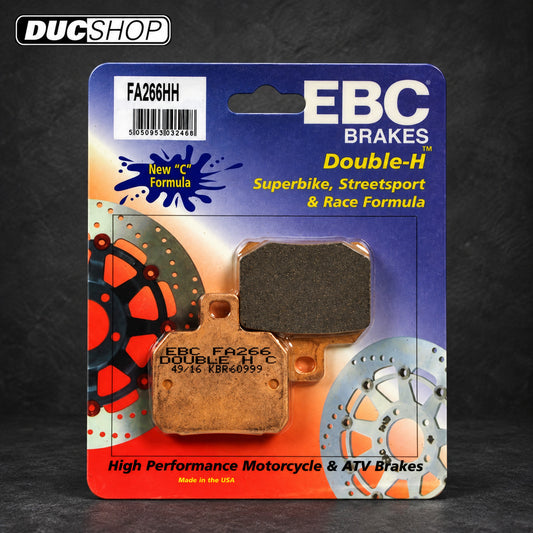 EBC Brakes Double-H Sintered Superbike Brake Pads Rear - FA266HH - DucShop