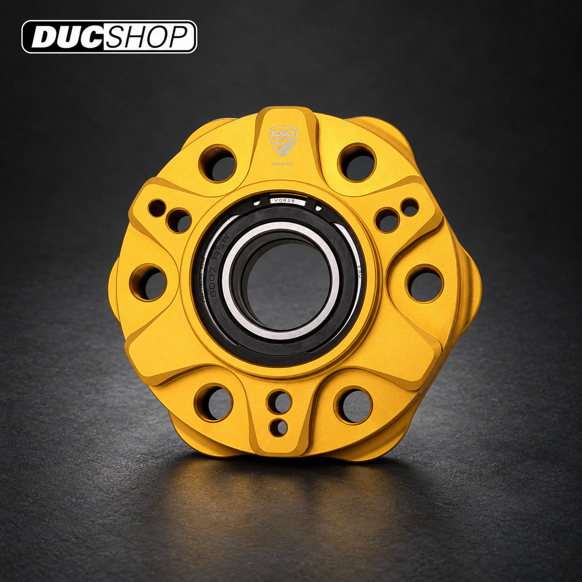 CNC Racing Aluminum Rear Sprocket Carrier for Ducati Multistrada V4 / V4S / Sport | Dual Sided Swingarm Rear Sprockets | ducshop.com