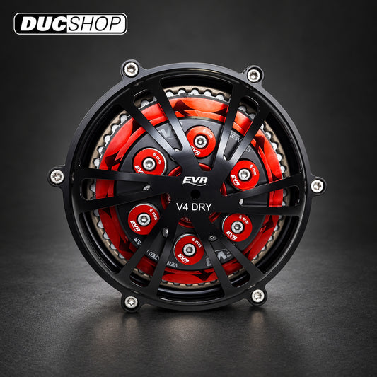 EVR Control Torque System (CTS) DRY SLIPPER CLUTCH Conversion Kit With Organic Plates for Ducati Panigale / Streetfighter / Multistrada / Diavel V4 | Dry Clutch Conversion Kits | ducshop.com