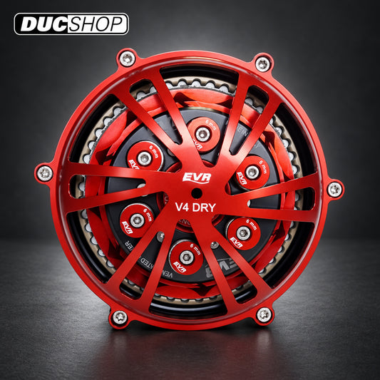 EVR Control Torque System (CTS) DRY SLIPPER CLUTCH Conversion Kit With Sintered Plates for Ducati Panigale / Streetfighter / Multistrada / Diavel V4 | Dry Clutch Conversion Kits | ducshop.com