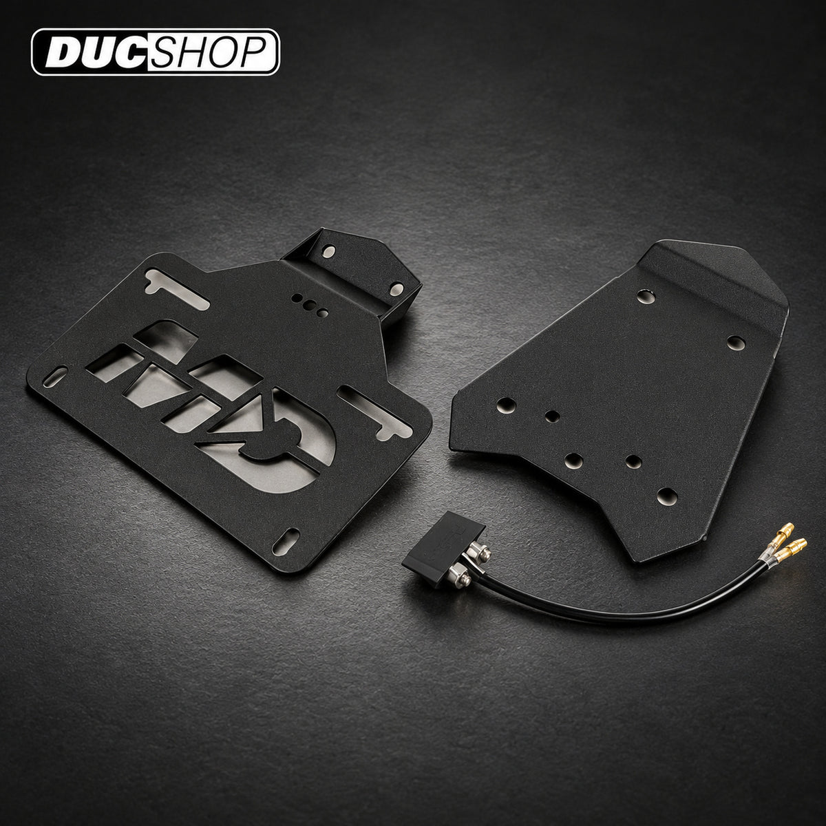 Motodynamic Low Profile Fender Eliminator for Ducati Monster 1200 / Supersport 939/950 (2017+) and Monster 821 (18-21) — representative product view; check selected option and kit contents | ducshop.com