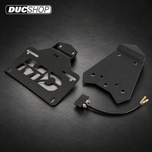 Motodynamic Low Profile Fender Eliminator for Ducati Monster 1200 / Supersport 939/950 (2017+) and Monster 821 (18-21) — representative product view; check selected option and kit contents | ducshop.com