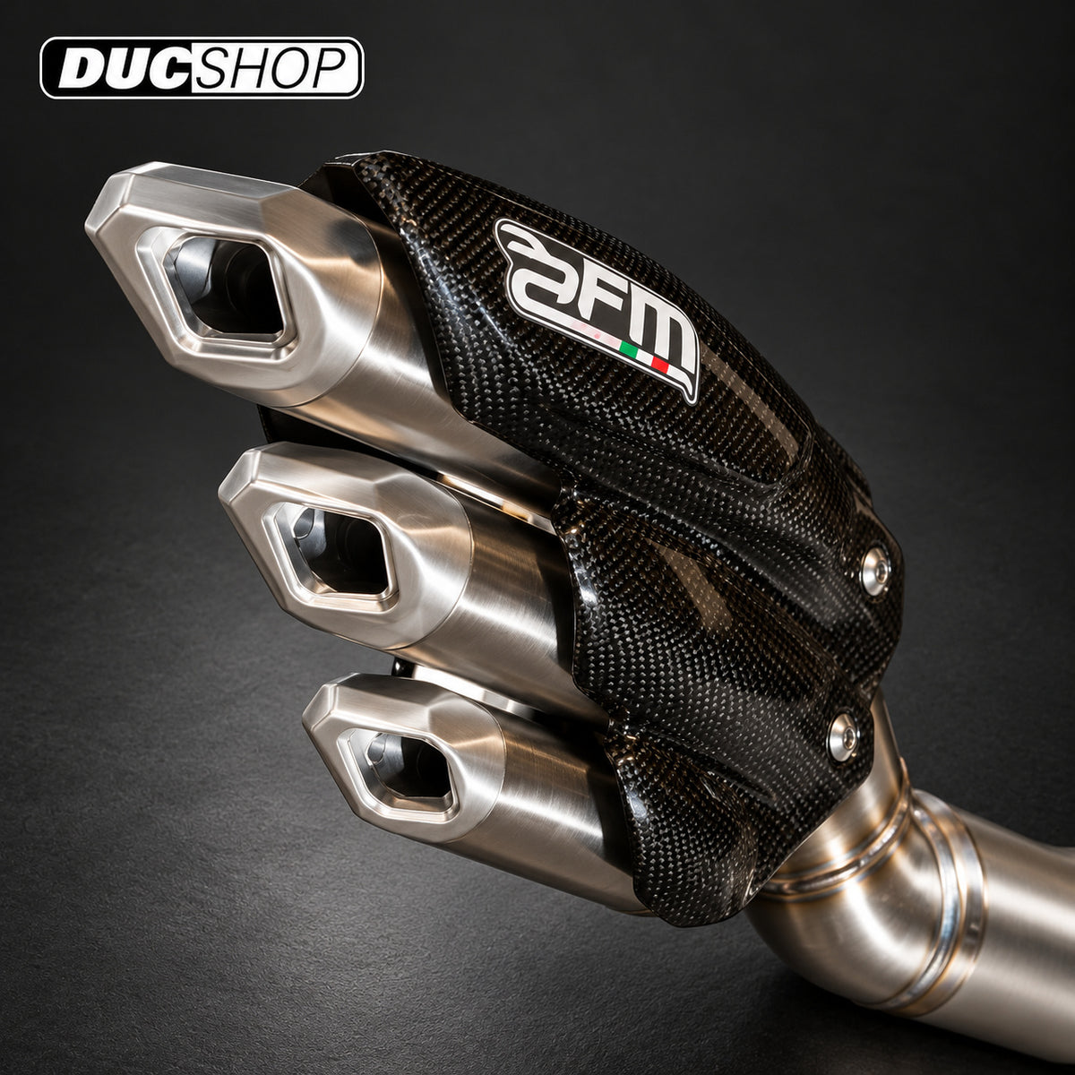 FM Projects Slip-On — MV Agusta Brutale 800 / RR / RC — representative product view; see selected configuration and listing contents | Exhausts | ducshop.com